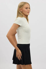 Grey Graphic Tee Short Sleeve