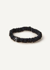 Silk Hair Tie in Black