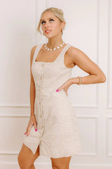 Central Park Chic Embroidered Mini Dress