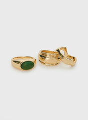 Esteban Ring Pack Gold