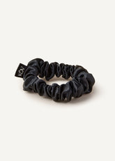Silk Scrunchie in Black