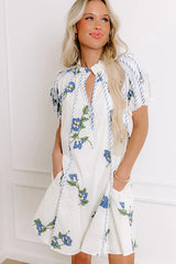 Blooming Smile Floral Mini Dress