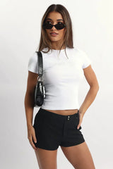 White Graphic Tee Short Sleeve