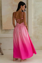 Caramel Latte Maxi Dress Pink