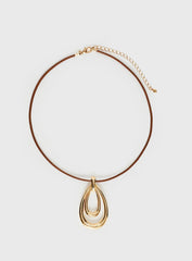 Neroli Necklace Gold / Brown