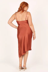 Cyprus Dress - Rust