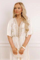 Travel To Tulum Embroidered Midi Dress