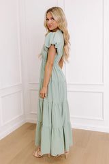 Simply Sweet Maxi Dress in Sage