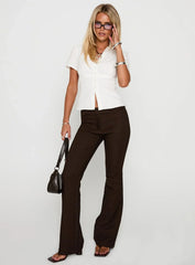 What A Show Button Up Top White