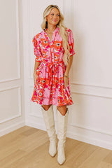 Sunny With A Chance of Blooms Mini Dress
