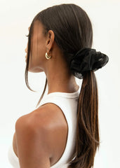 Statement Scrunchie in Black