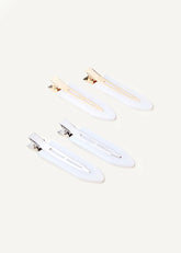 Creaseless Clips in Pearl