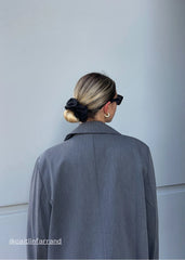 Statement Scrunchie in Black