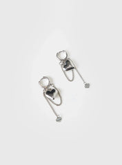 We Found Love Earrings Silver