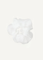 Statement Scrunchie in White