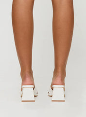 Brielle Heels White