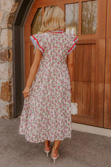 Picnic Ready Floral Midi Dress