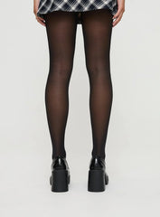Gravin Sheer Stockings Black