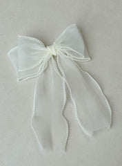 Emorie Hair Bow White
