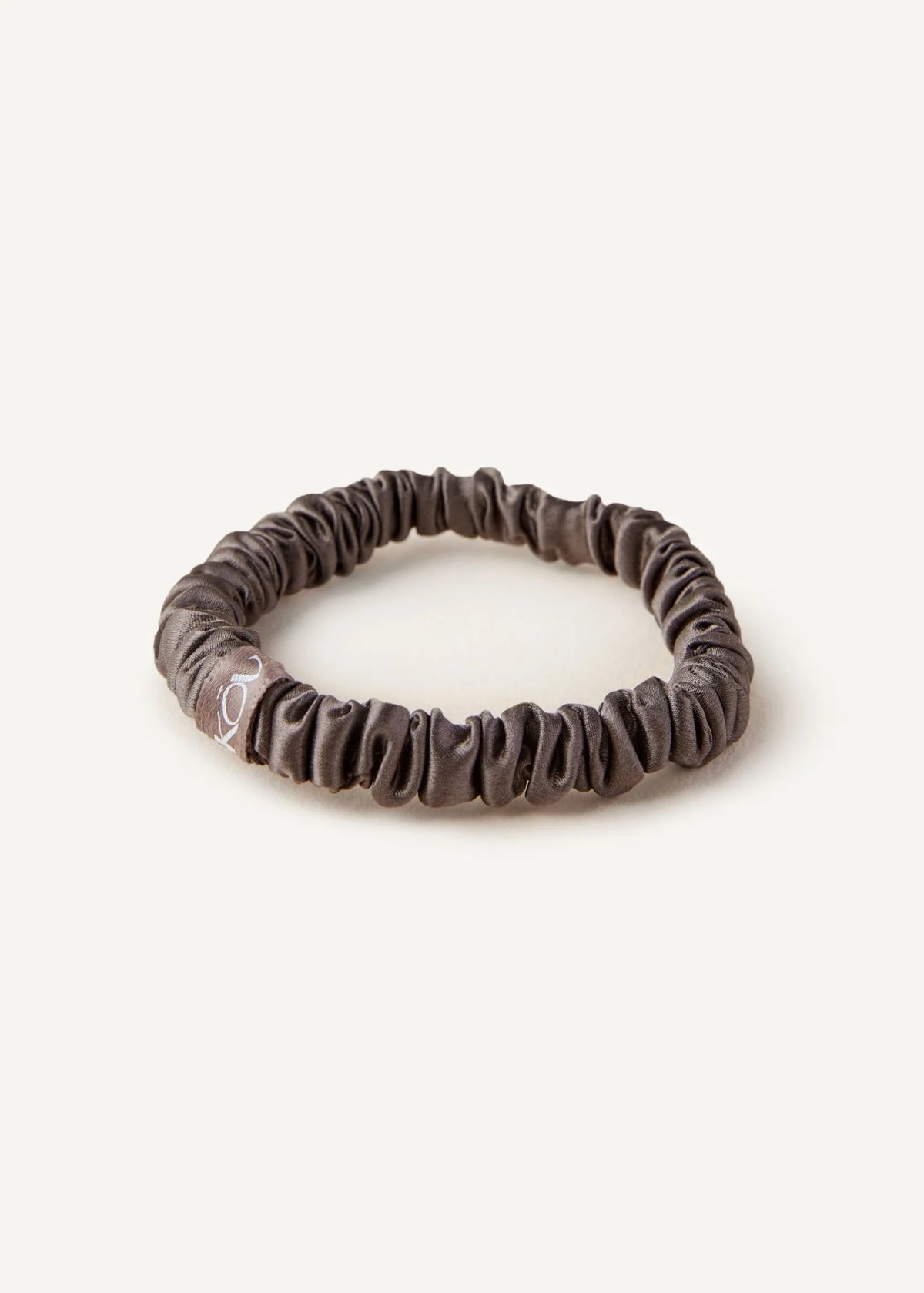 Silk Hair Tie in Pebble