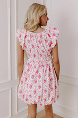 Embracing Love Floral Mini Dress