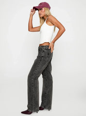 Better Half Low Rise Jeans Charcoal