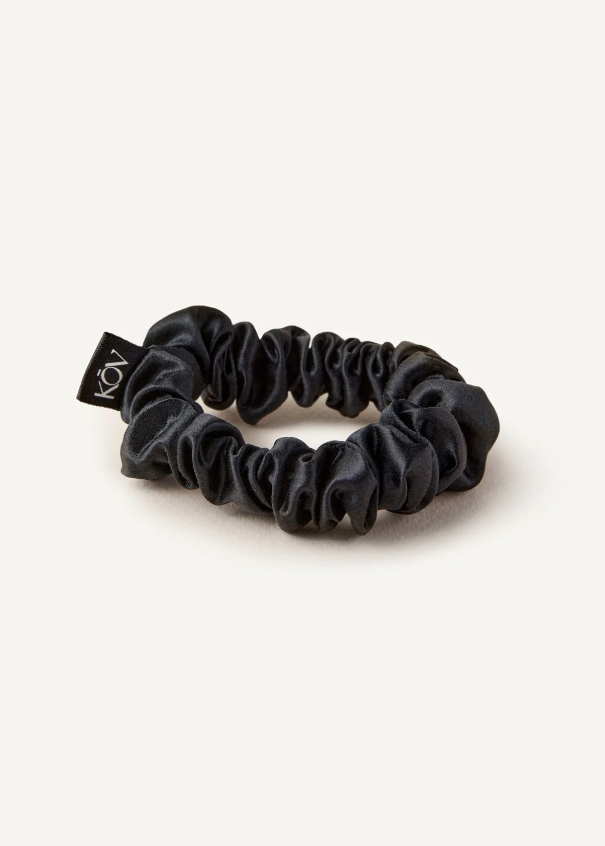 Silk Scrunchie in Black