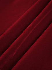 Satin Velvet Strapless Short Dress