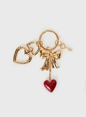 Aurelio Pendant Keyring Gold
