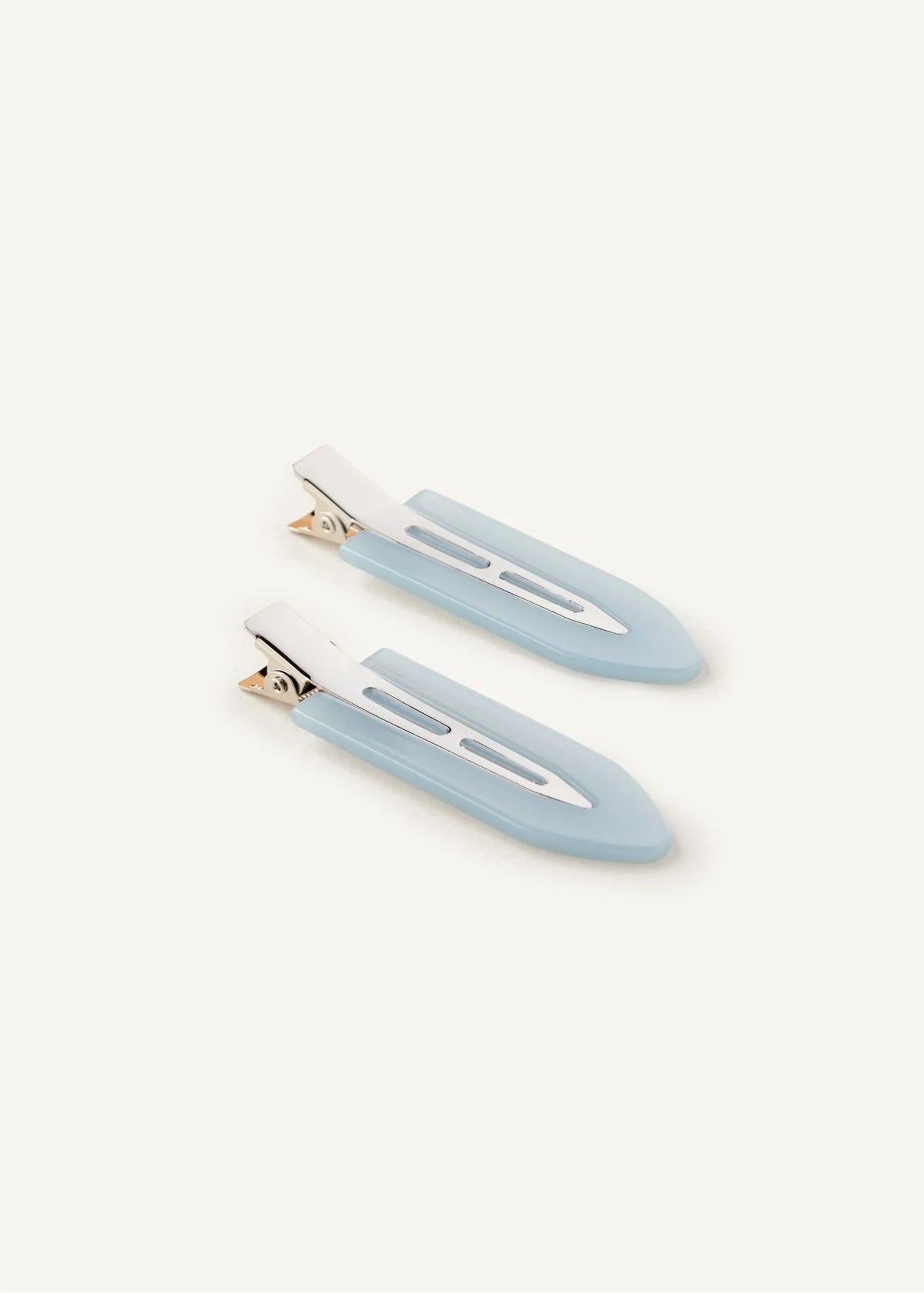 Creaseless Clips in Arctic Blue