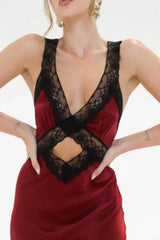 Crossroads Dress - Garnet