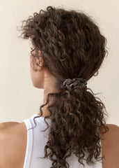 Silk Scrunchie in Pebble