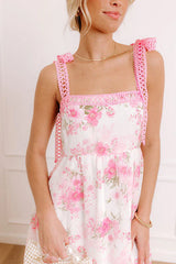 Countryside Estates Floral Maxi Dress in Pink