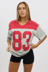 Grey Graphic Tee Short Sleeve