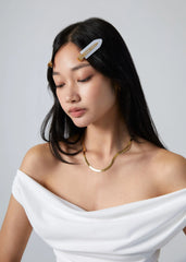 Creaseless Clips in Pearl
