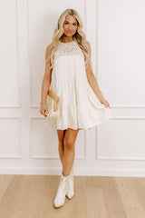 Tuscan Villa Crochet Mini Dress