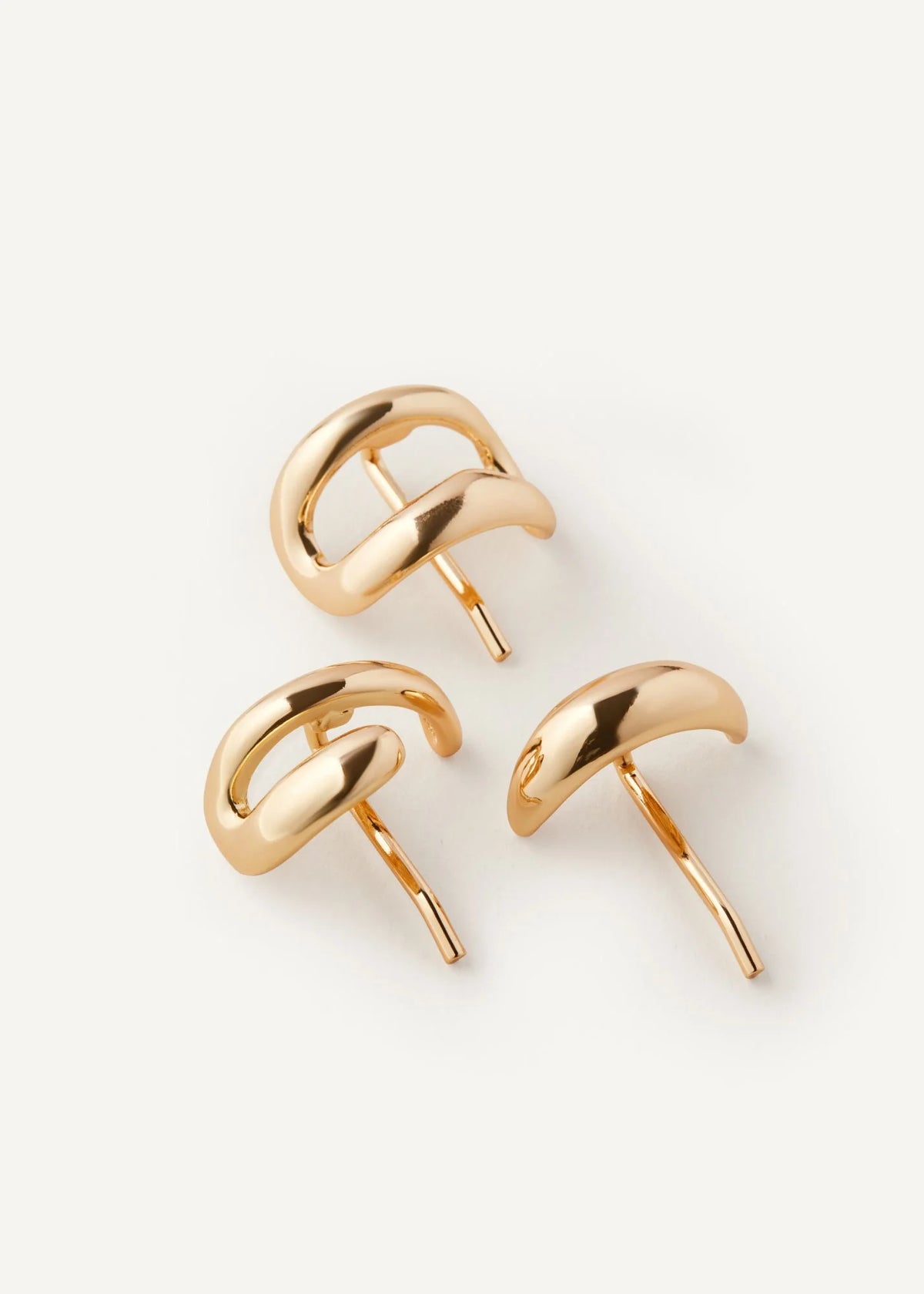 Hair Cuffs in Gold