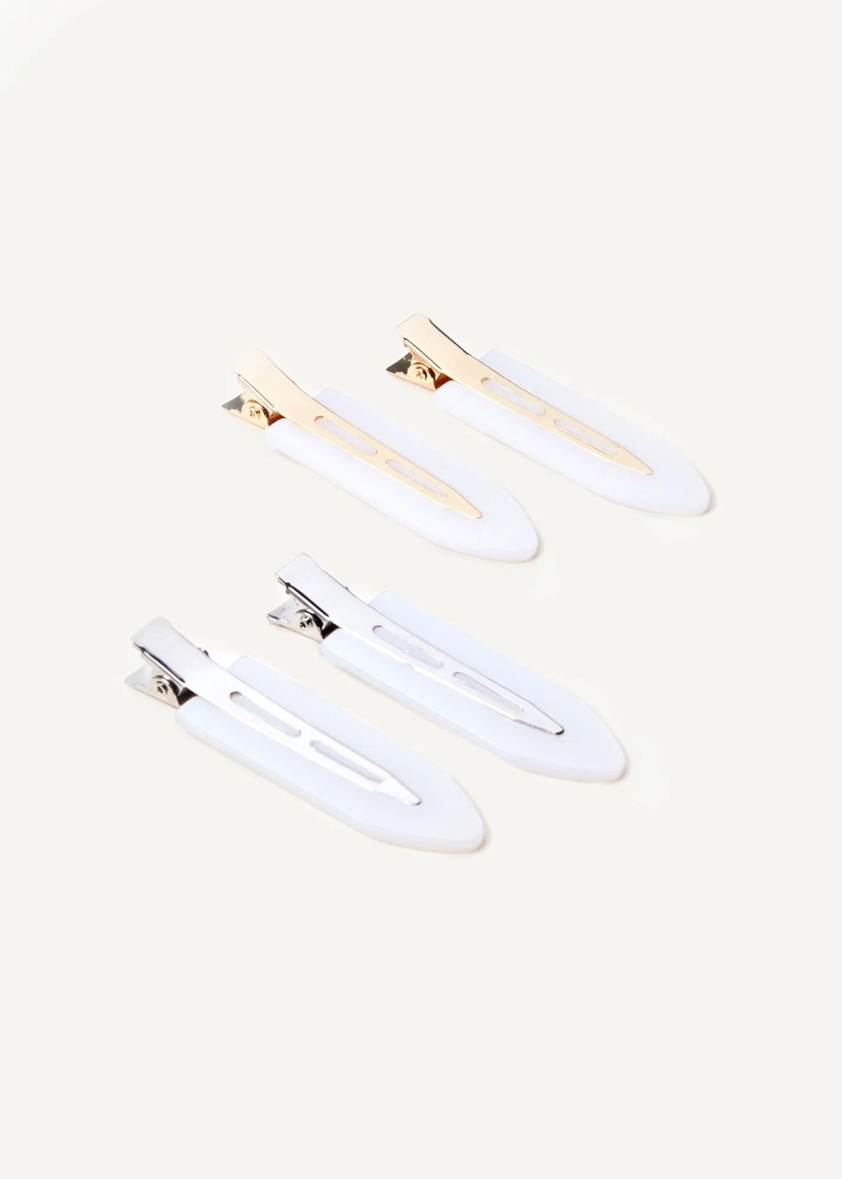 Creaseless Clips in Pearl