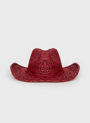 Dominick Cowboy Hat Red