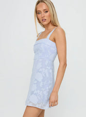 Cerise Mini Dress Lilac Burnout