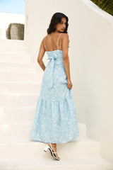 Bright Skies Maxi Dress Blue