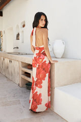 Sahara Sunset Maxi Dress Cream