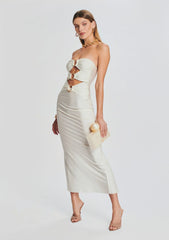 Lily Lycra Maxi Dress