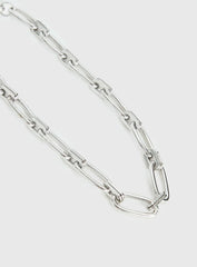 Good For You Necklace Silver