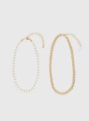 Freaya Necklace Pack Gold